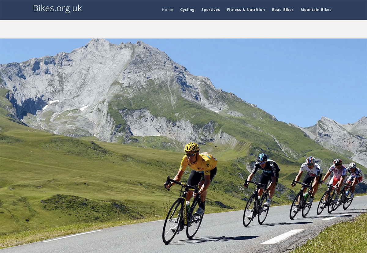 Screen shot of Bikes.org.uk