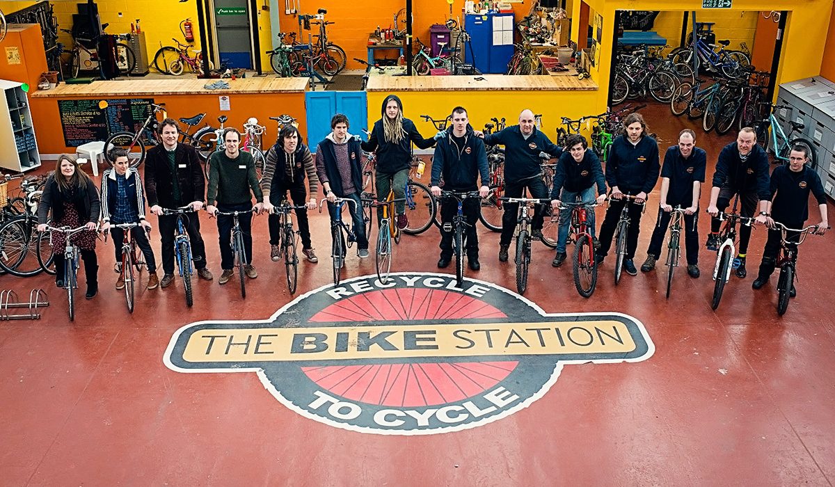 The Bike Station Glasgow Team Photo