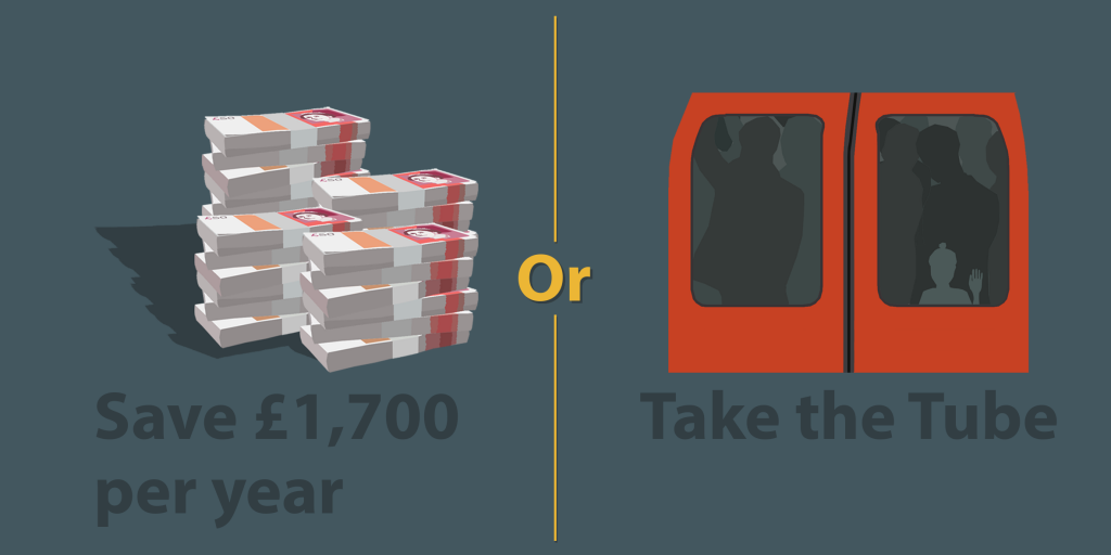 Money Saving vs Tube-Ride