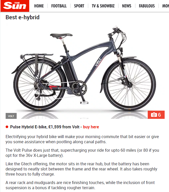 Volt Pulse Best Hybrid Electric Bike for The Sun review