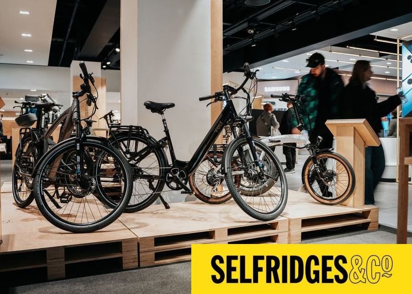VOLT E-Bikes Now Available at Selfridges