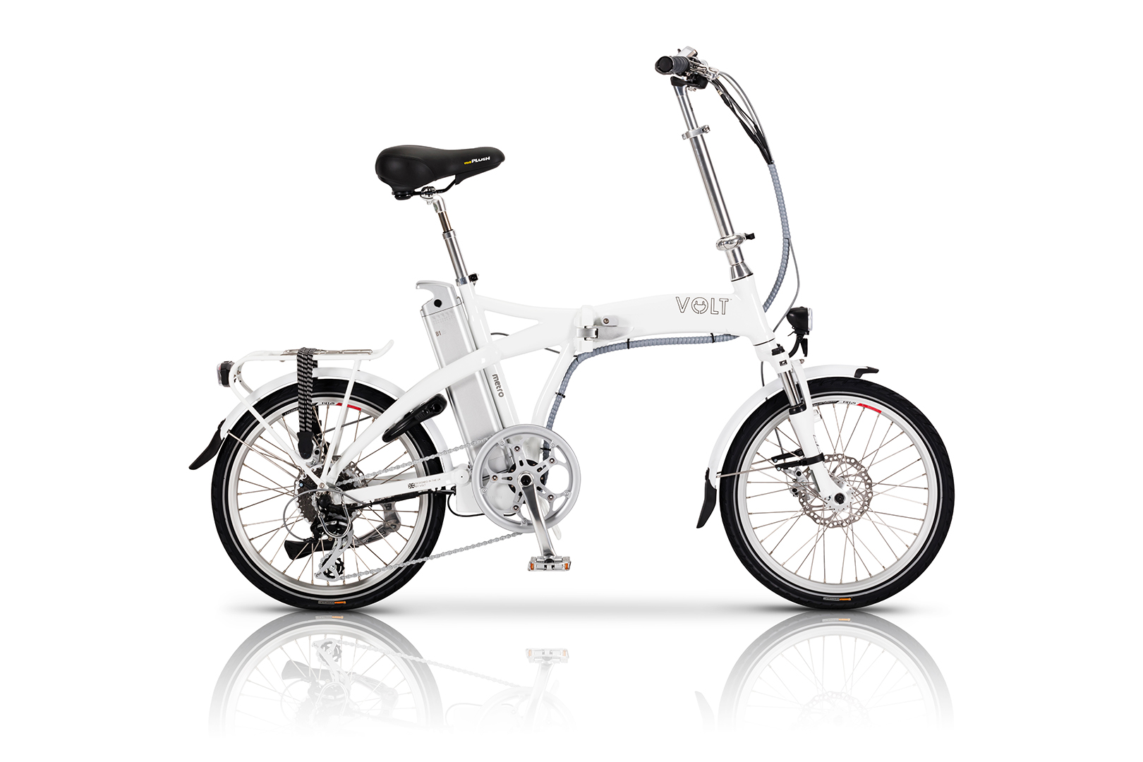 Volt Metro (white) folding electric bike