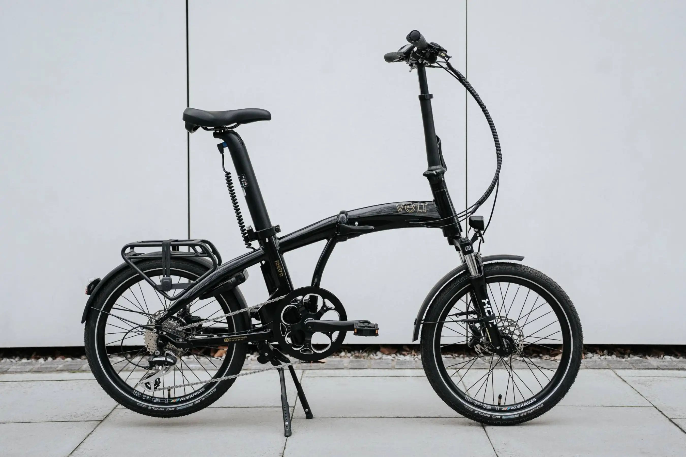 Volt Metro Folding E-bike studio photograph