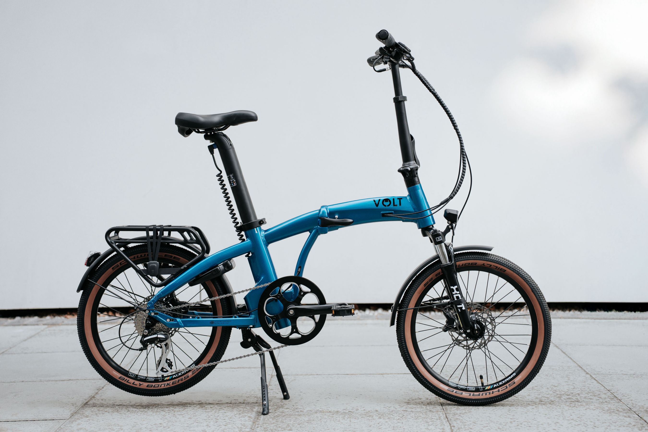Volt Metro Folding E-bike studio photograph