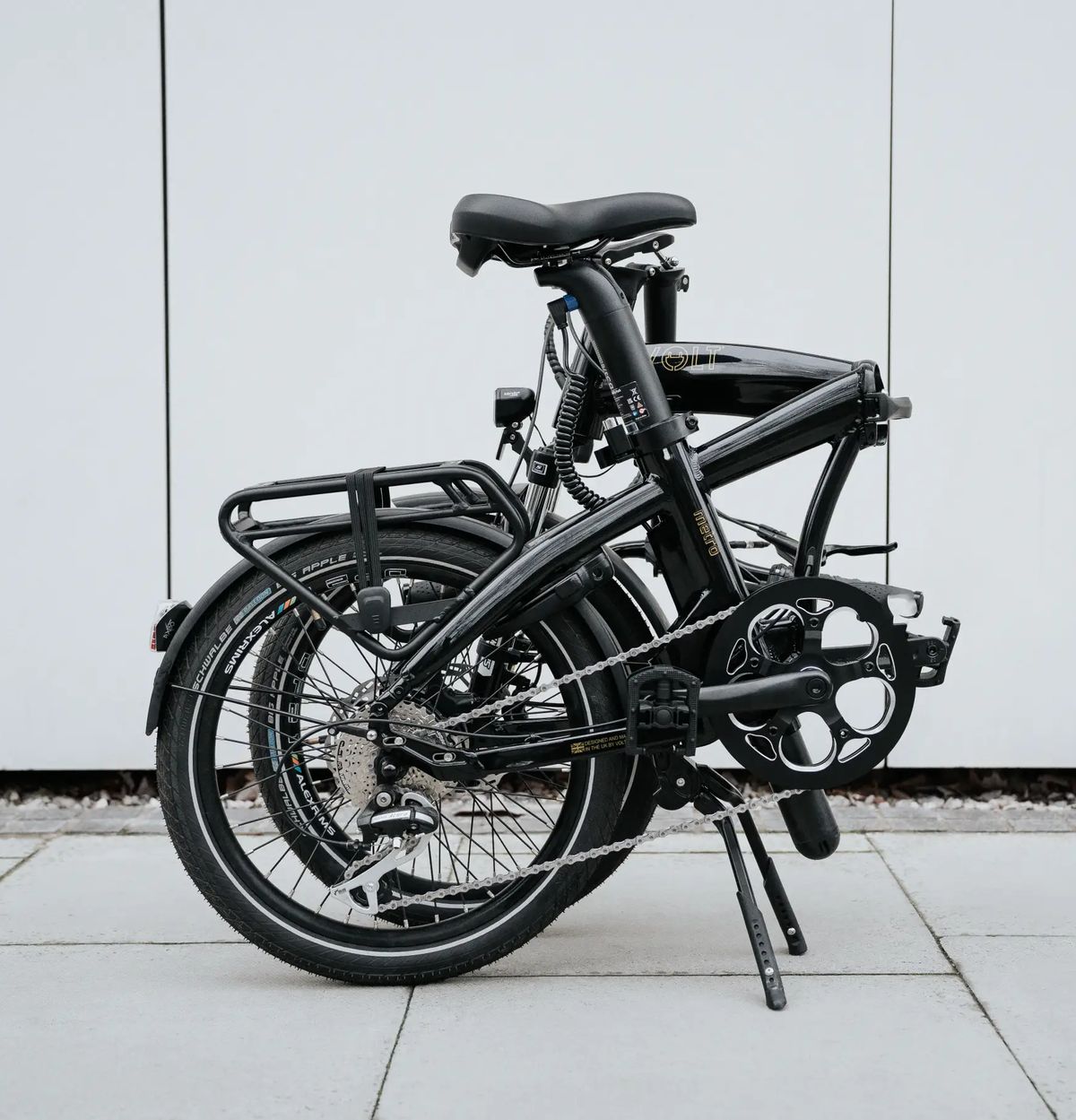Volt Metro Folding E-bike studio photograph