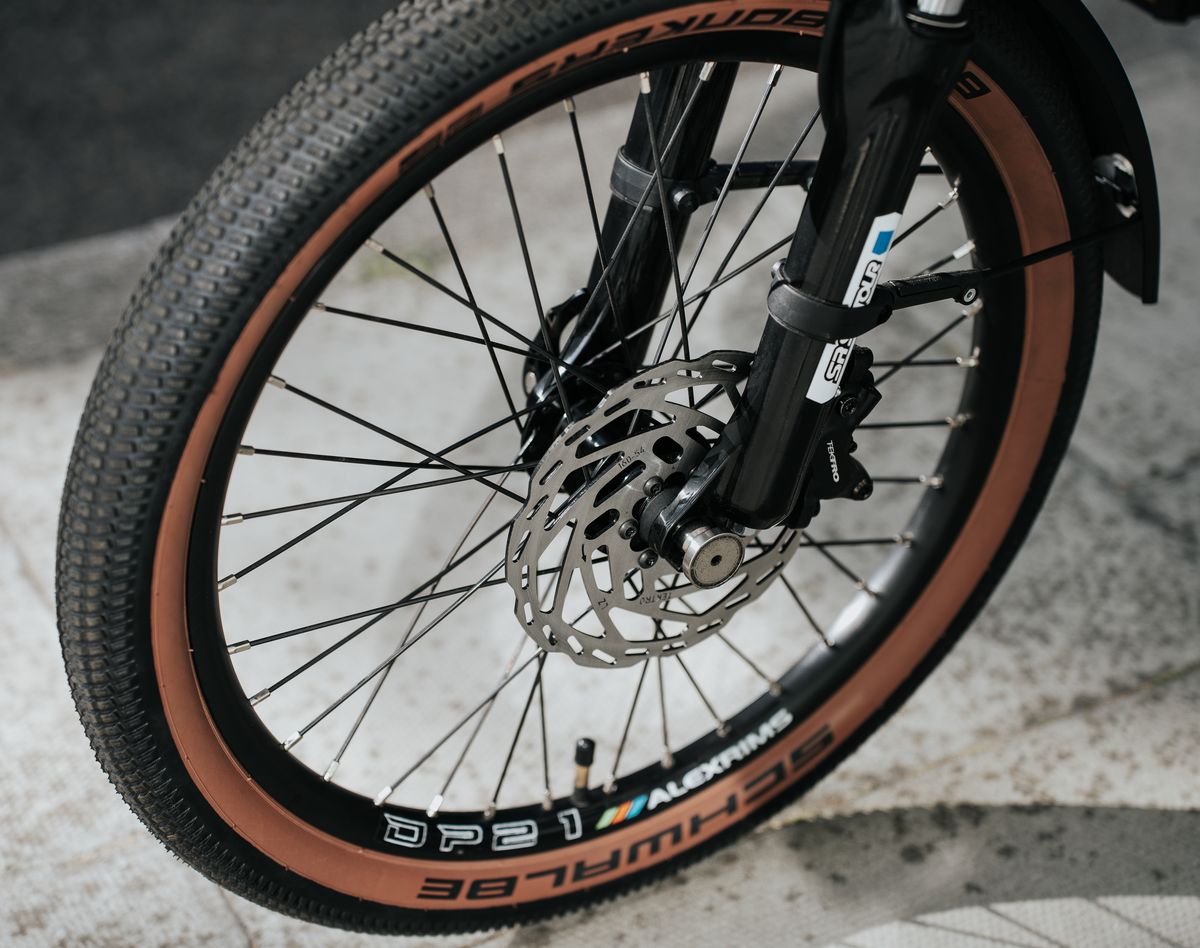 Volt Metro Folding E-bike studio photograph