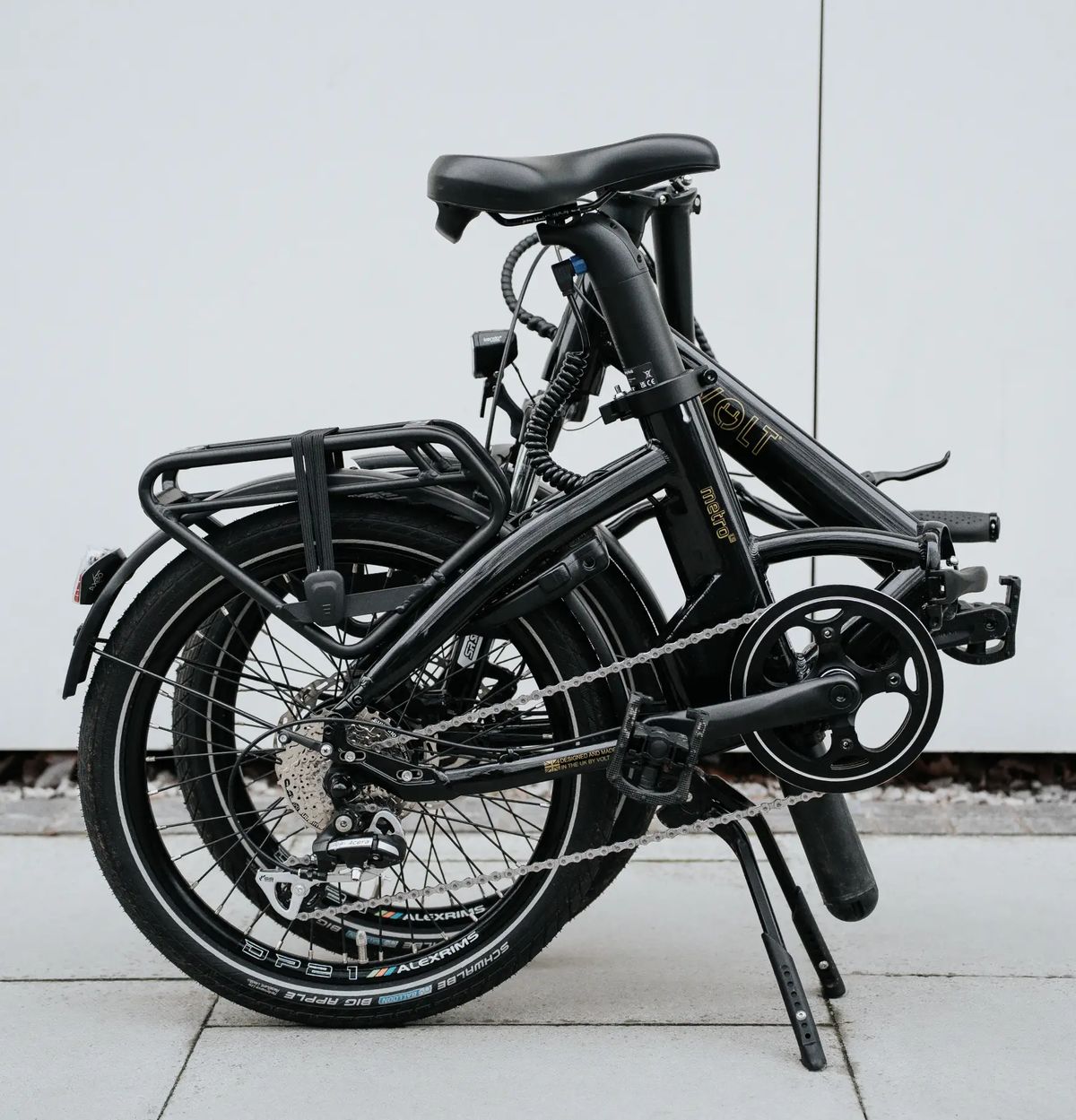 Volt Metro LS Folding E-bike studio photograph