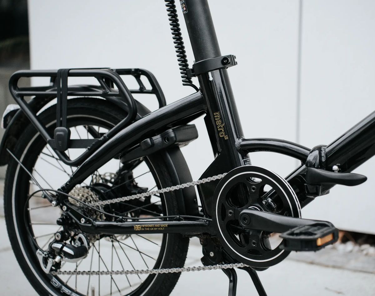 Volt Metro LS Folding E-bike studio photograph