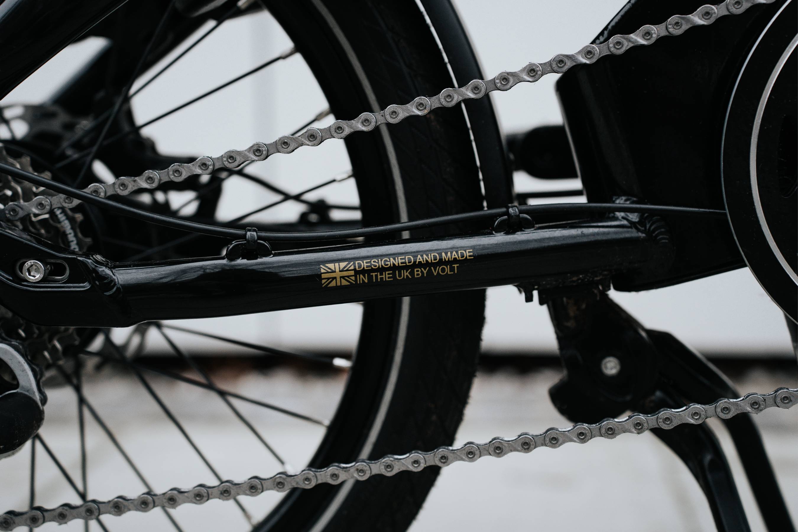 Volt Metro Black ebike close up