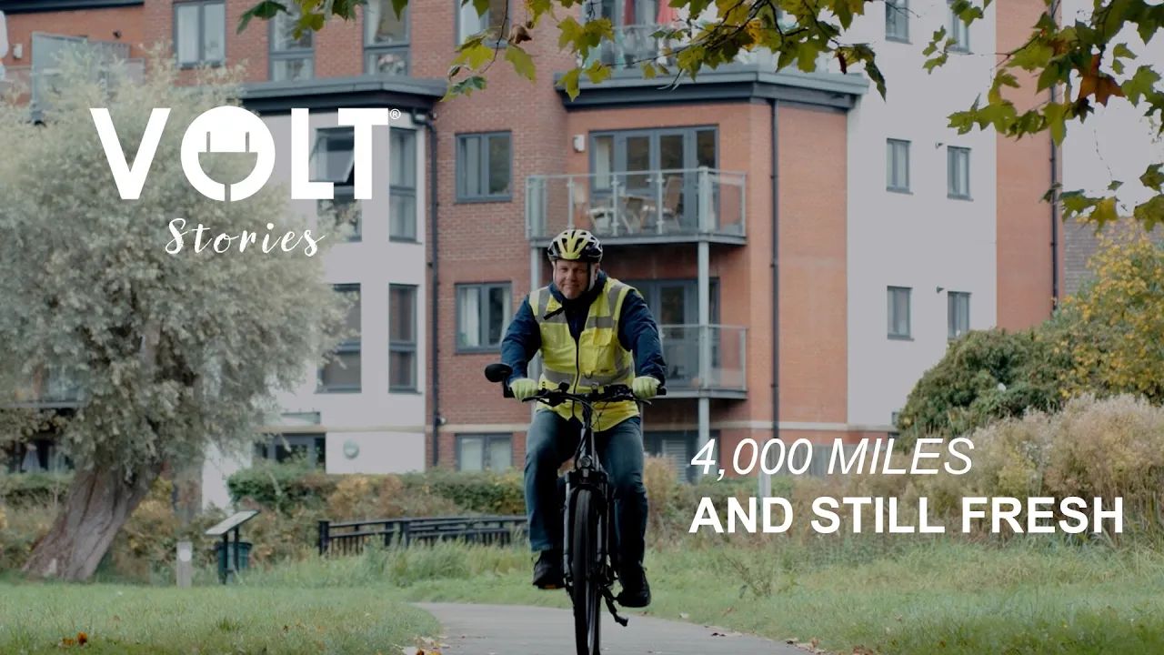 Bob on his Volt Pulse LS electric bike