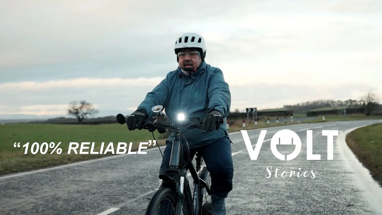 Bruce on his Volt Pulse electric bike