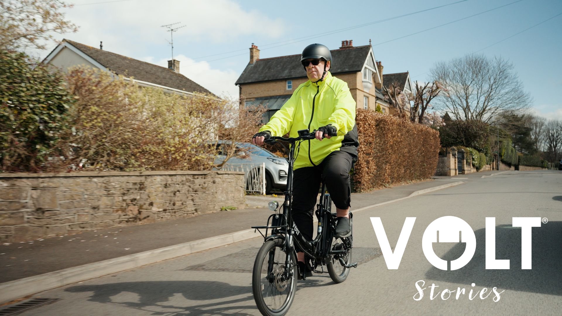 Dave on his VOLT Metro LS electric bike