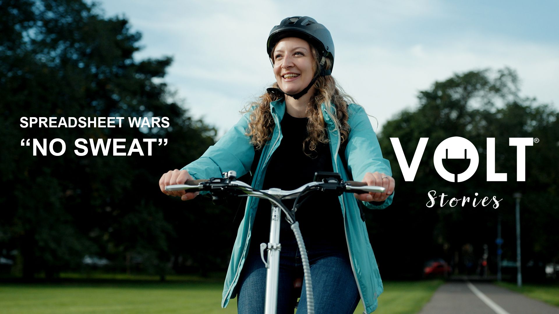 Jasmin on her VOLT Metro LS electric bike