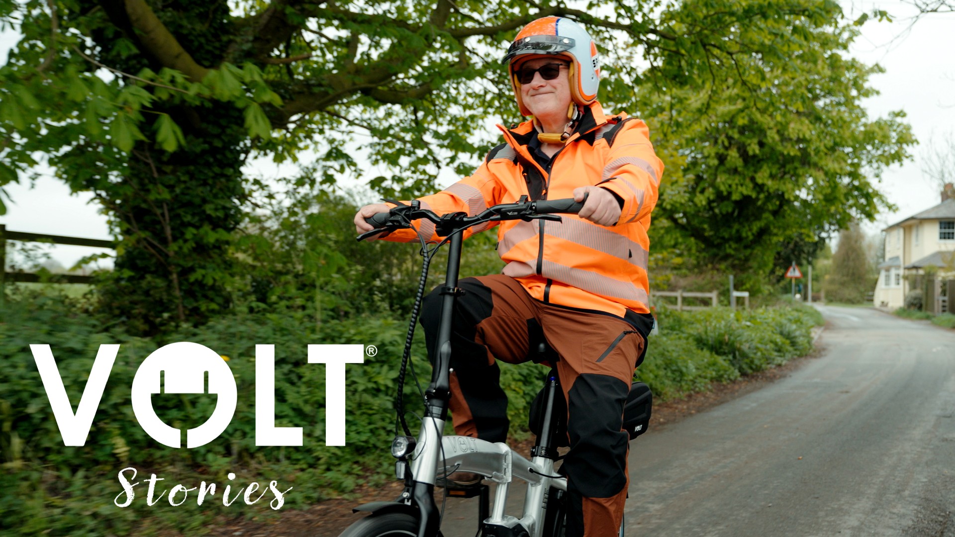 Tim on his Volt LITE electric bike