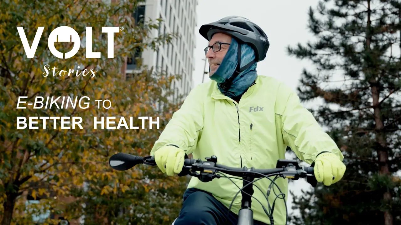 Trevor on his Volt Pulse electric bike